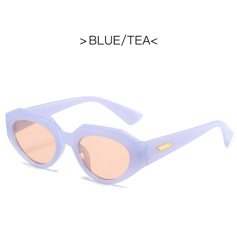 Sunglasses Female Jelly Color Outdoor Beach Glasses