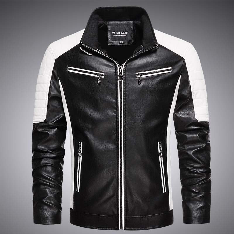 Locomotive PU Leather Autumn Thin Trendy Brand Jacket