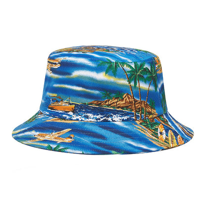 Flat Top Fisherman Hat Leisure Beach Sun Hat