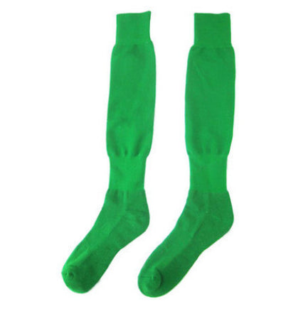 Pure Color Light Board Over The Knee Football Socks