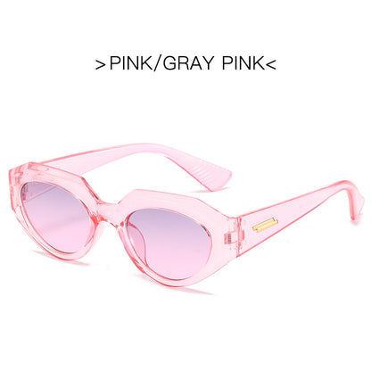 Sunglasses Female Jelly Color Outdoor Beach Glasses