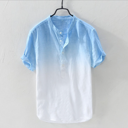 Gradient Cotton Linen Shirt