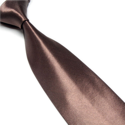 Men's Imitation Silk Solid Color Wide Tie Knot Wedding Banquet Bright