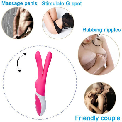 Women Thrusting Rechargeable Vibrator G-Spot  Female Sex Toys