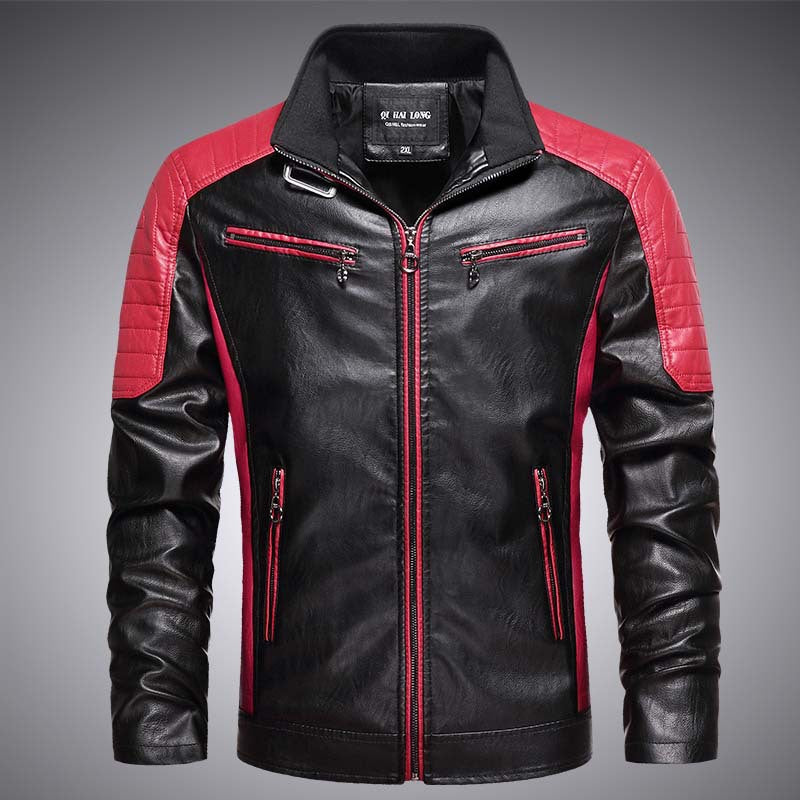 Locomotive PU Leather Autumn Thin Trendy Brand Jacket