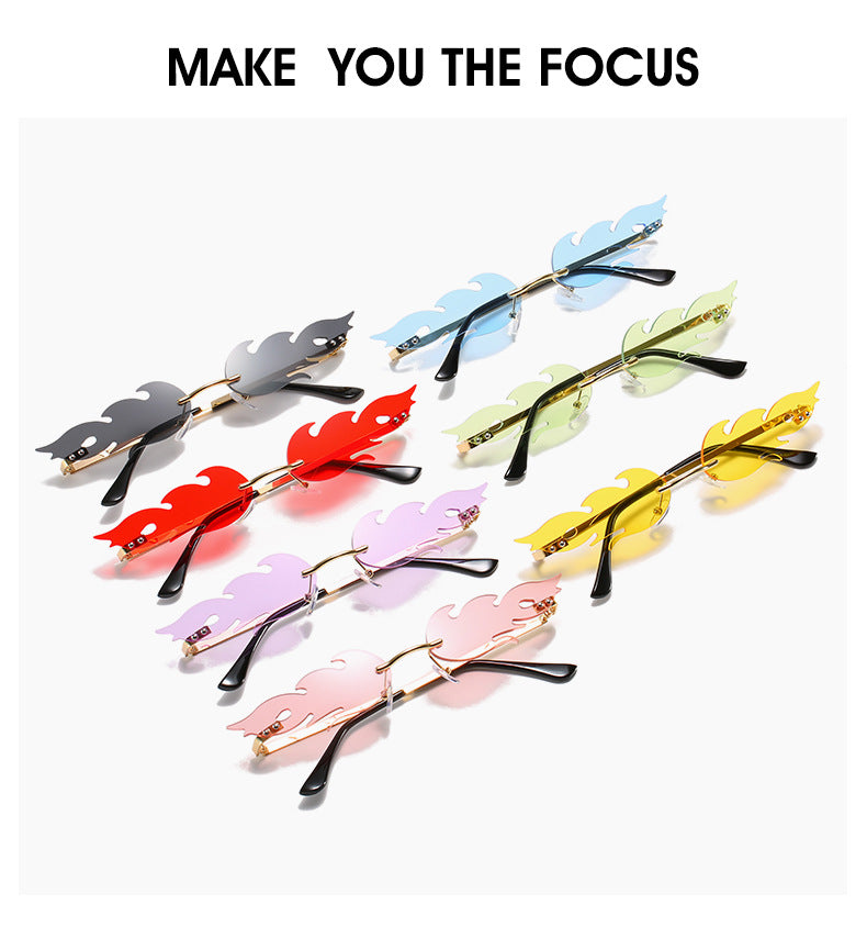 Flame Shaped Sunglasses Jurchen Film