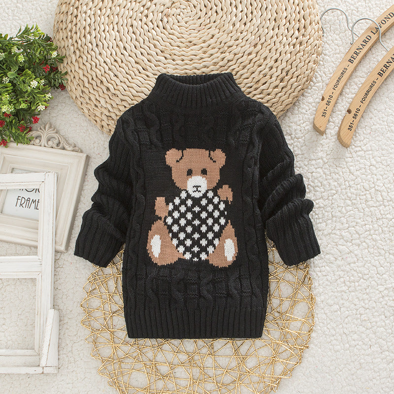 Medium And Small Children Korean Style High Collar