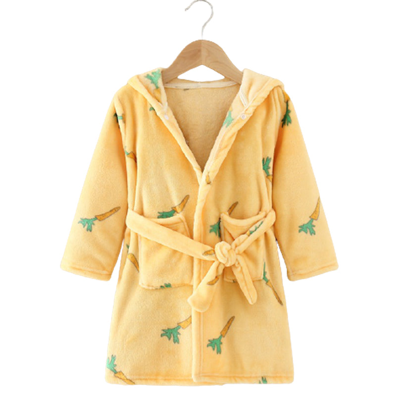 Clothing Children's Bathrobe Robe Thick Flannel